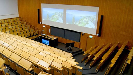 Steering the Sound: CAL at Swiss University Lecture Halls