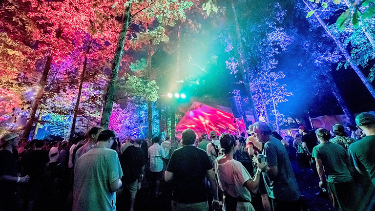 LEO Family and ULTRA-X40 Power Garcia's Forest at the LOCKN' Festival