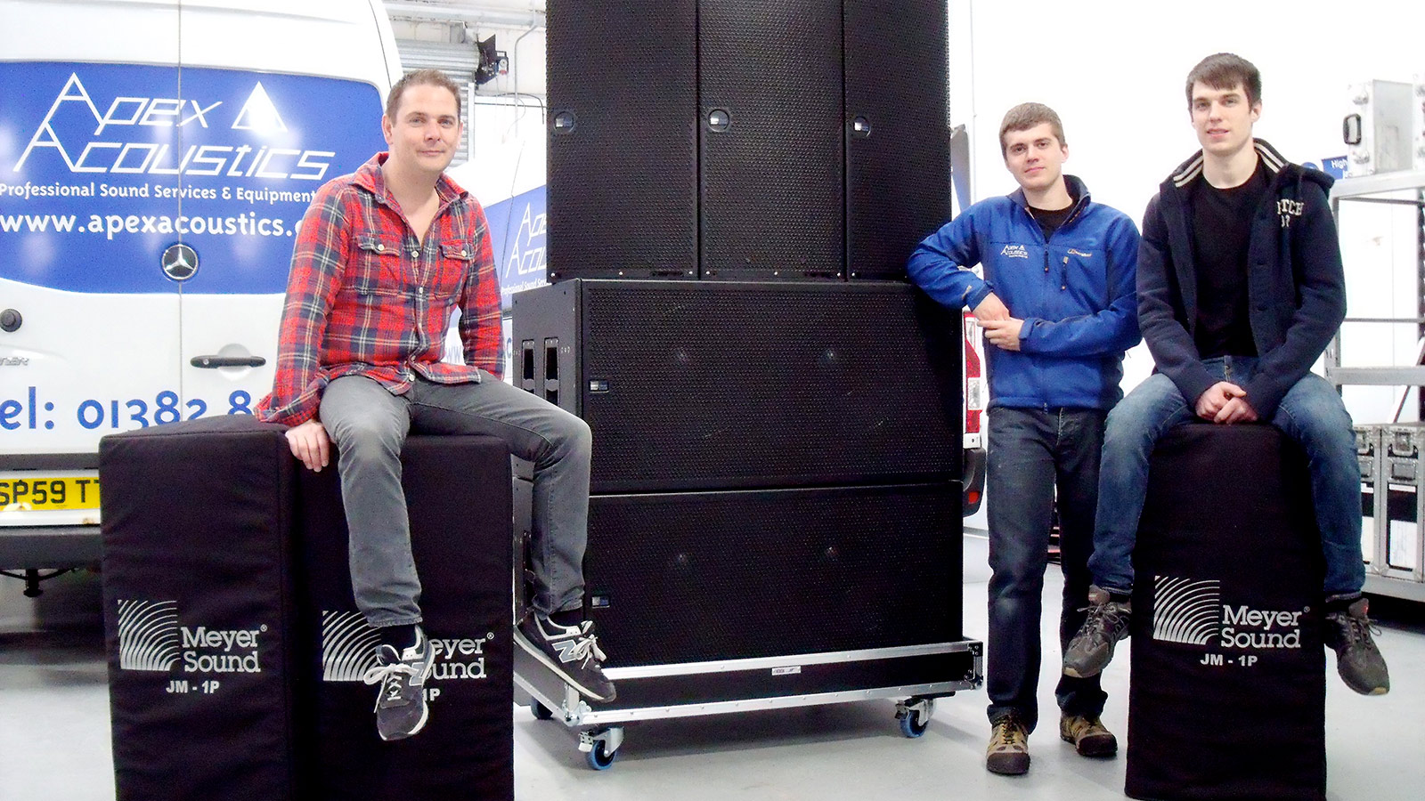 Scotland's Apex Acoustics Invests in Meyer Sound JM-1P Arrayable Loudspeakers