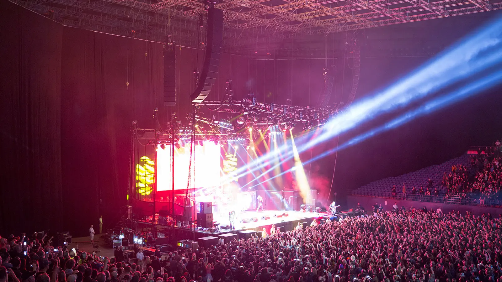 With Meyer Sound LEO and LYON, Judas Priest FOH Engineer Gets Headroom, Weight Savings, and Clarity