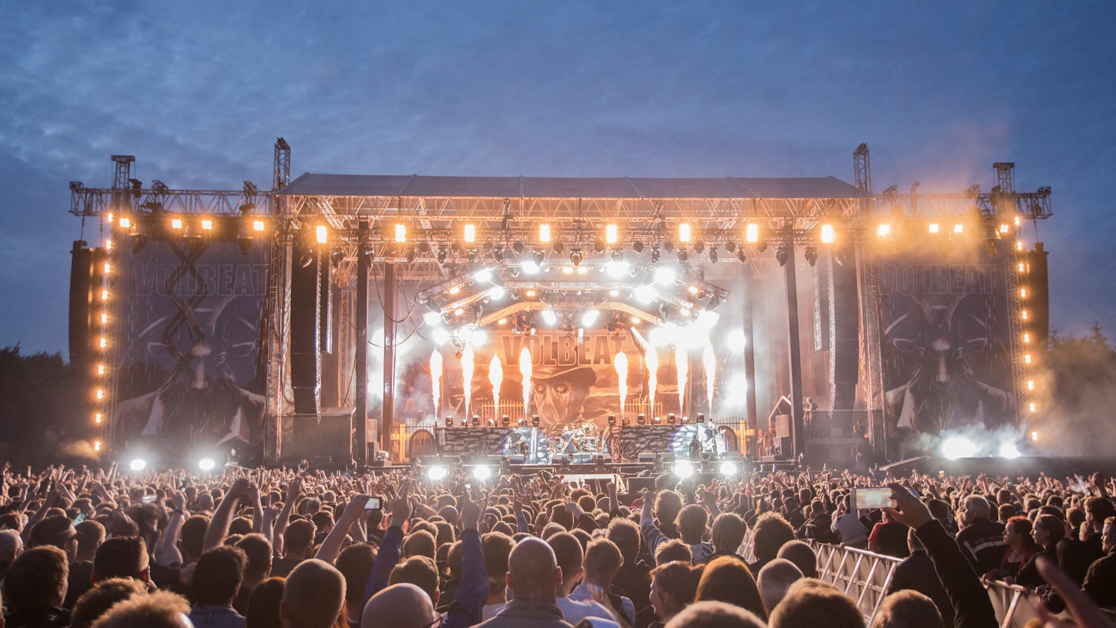 Volbeat Breaks Danish Records at Homecoming Show with Meyer Sound LEO