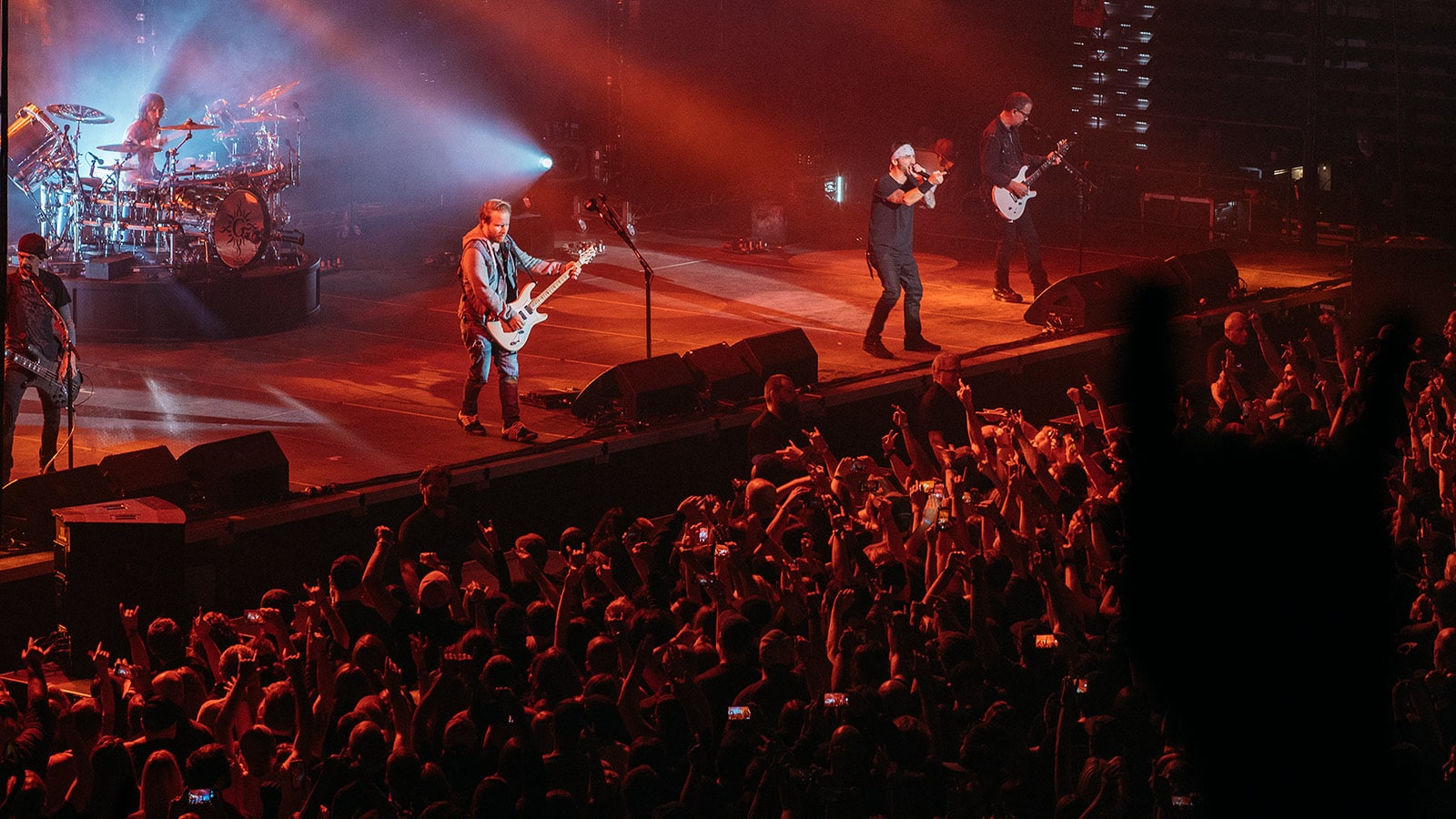 Godsmack and Shinedown Deliver a Double Blast Propelled by Meyer Sound LEO Family