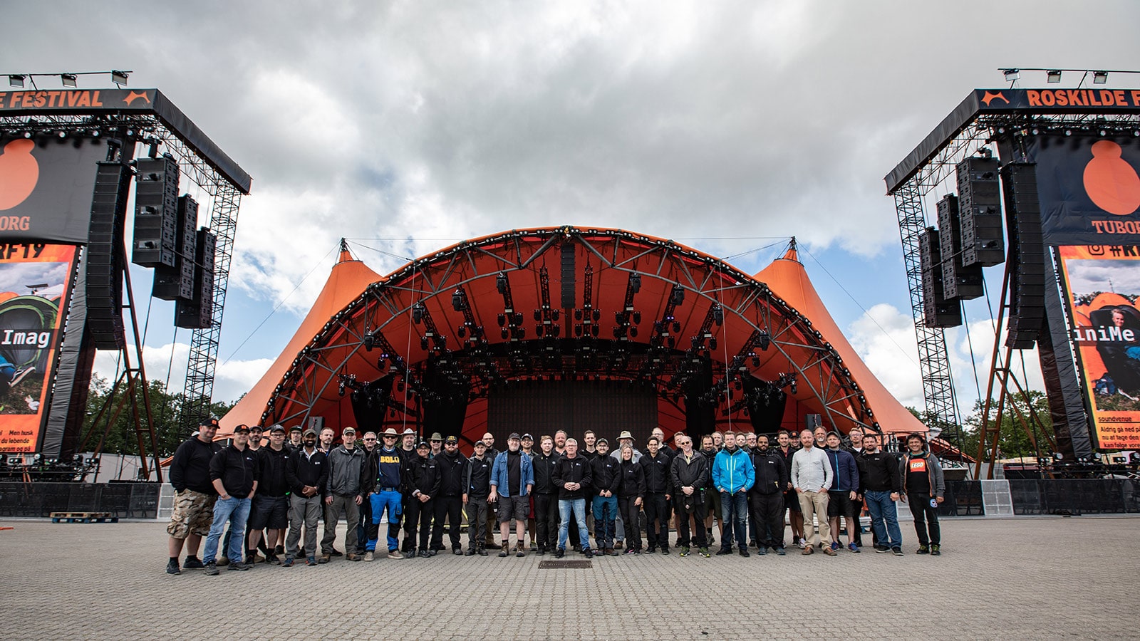 2019 Roskilde Festival, Meyer Sound, and Bright Group Team