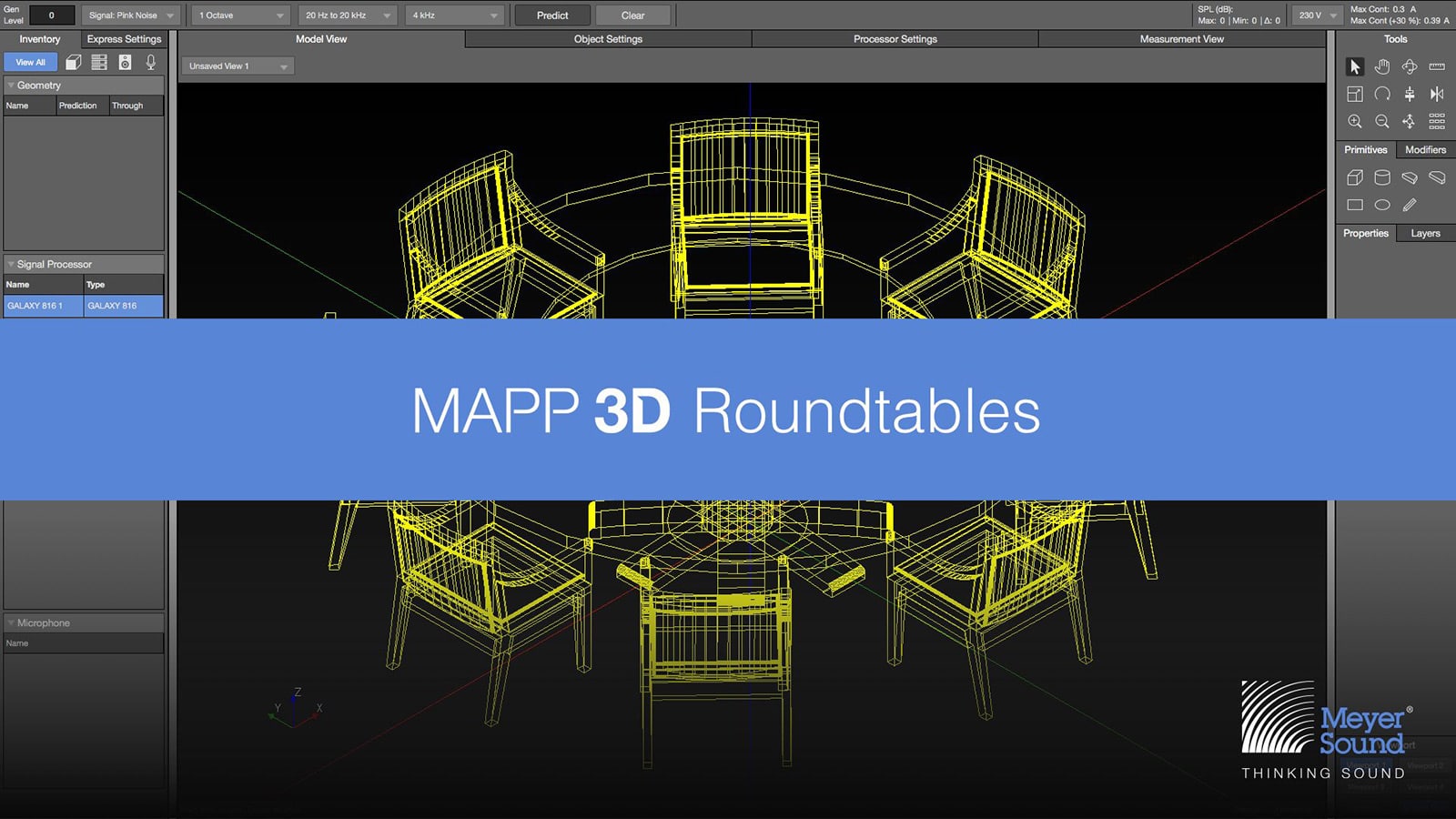 Meyer Sound Announces Public MAPP 3D Roundtable Series