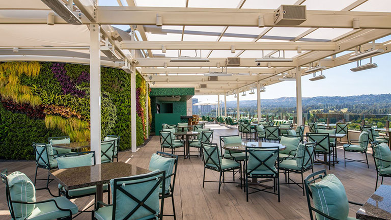 Rooftop Dining at Waldorf Astoria Beverly Hills