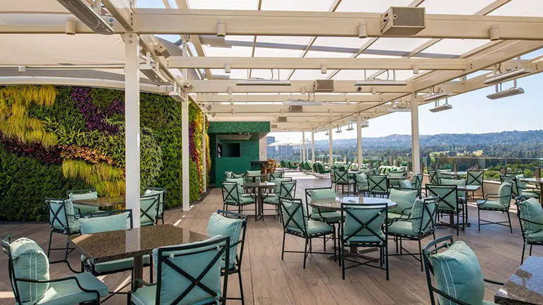 Rooftop Dining at Waldorf Astoria Beverly Hills