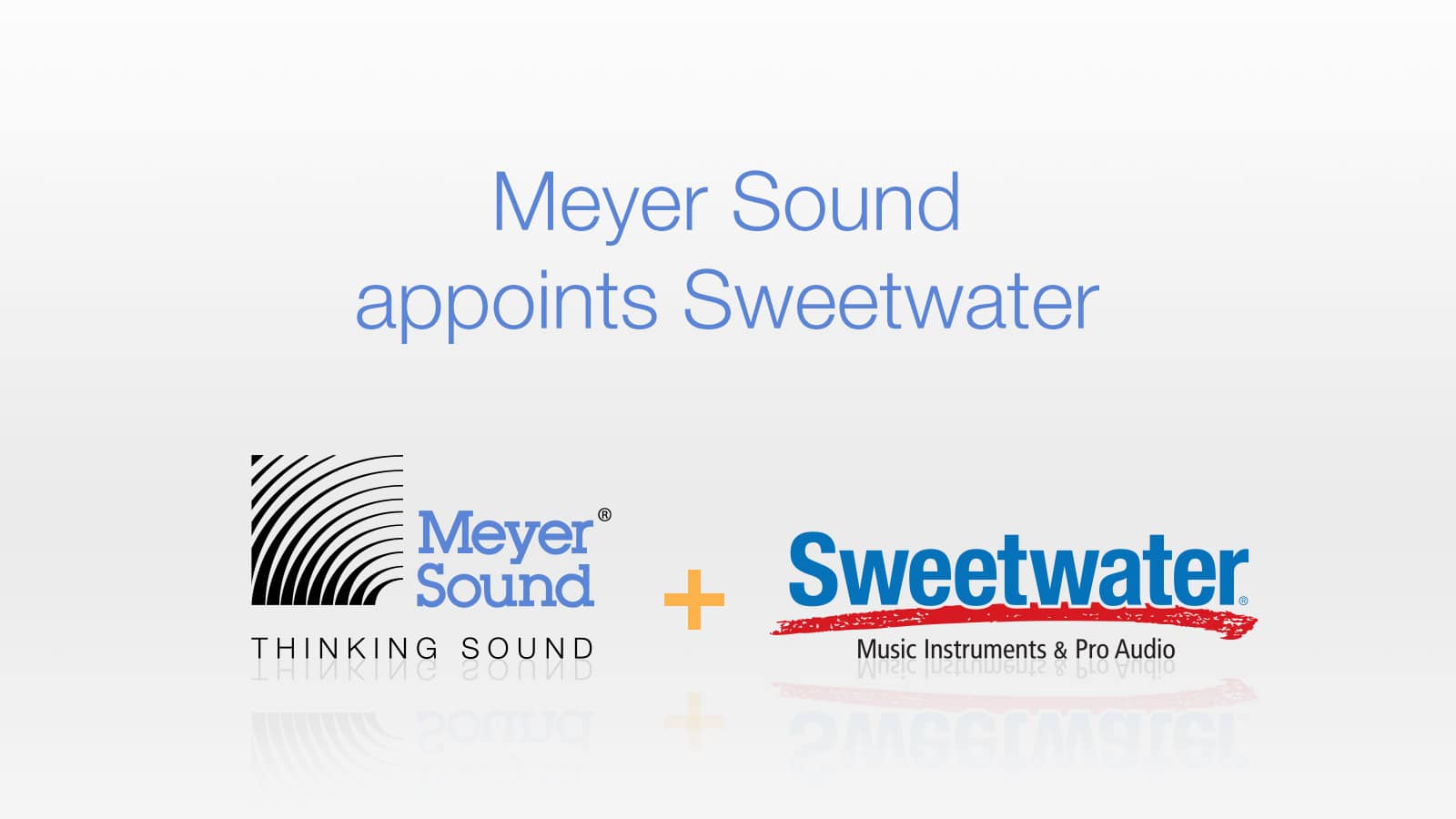 Meyer Sound Appoints Sweetwater Sound as New Authorized Dealer
