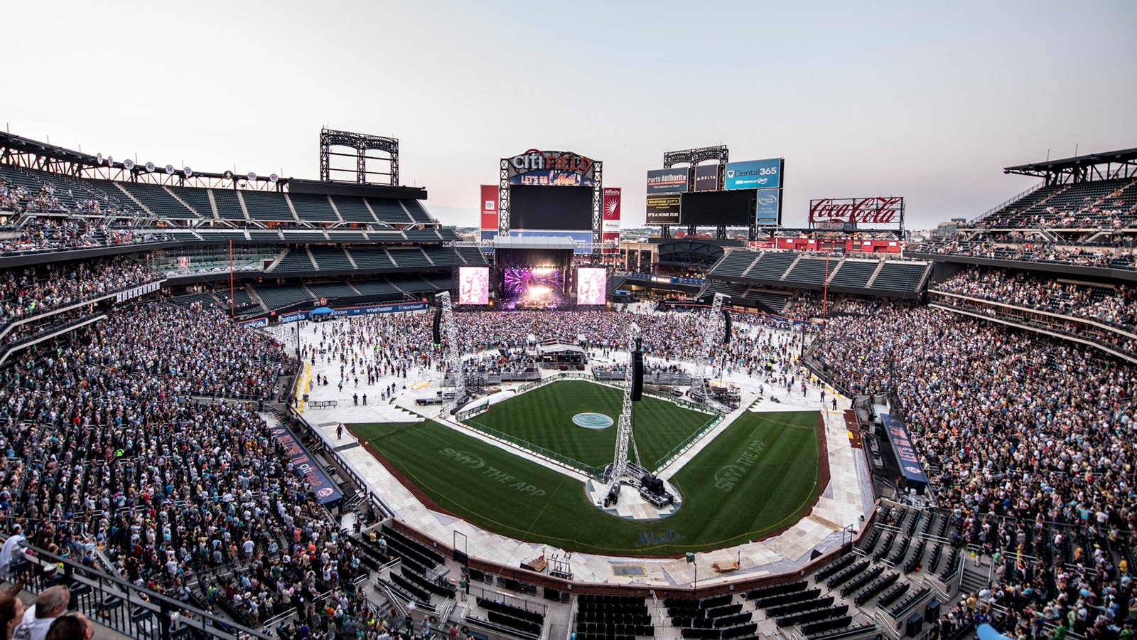 Additional PANTHER loudspeakers were deployed for stadium delay towers in Philadelphia and at the final weekend in NYC at Citi Field as provided by DBS Audio.