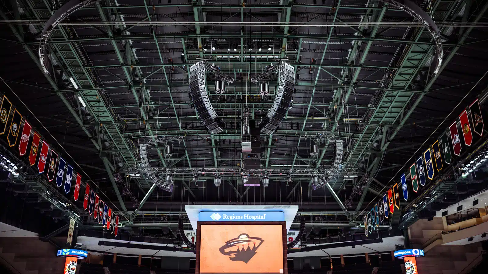 Meyer Sound PANTHER Goes Wild for NHL Games in Minnesota