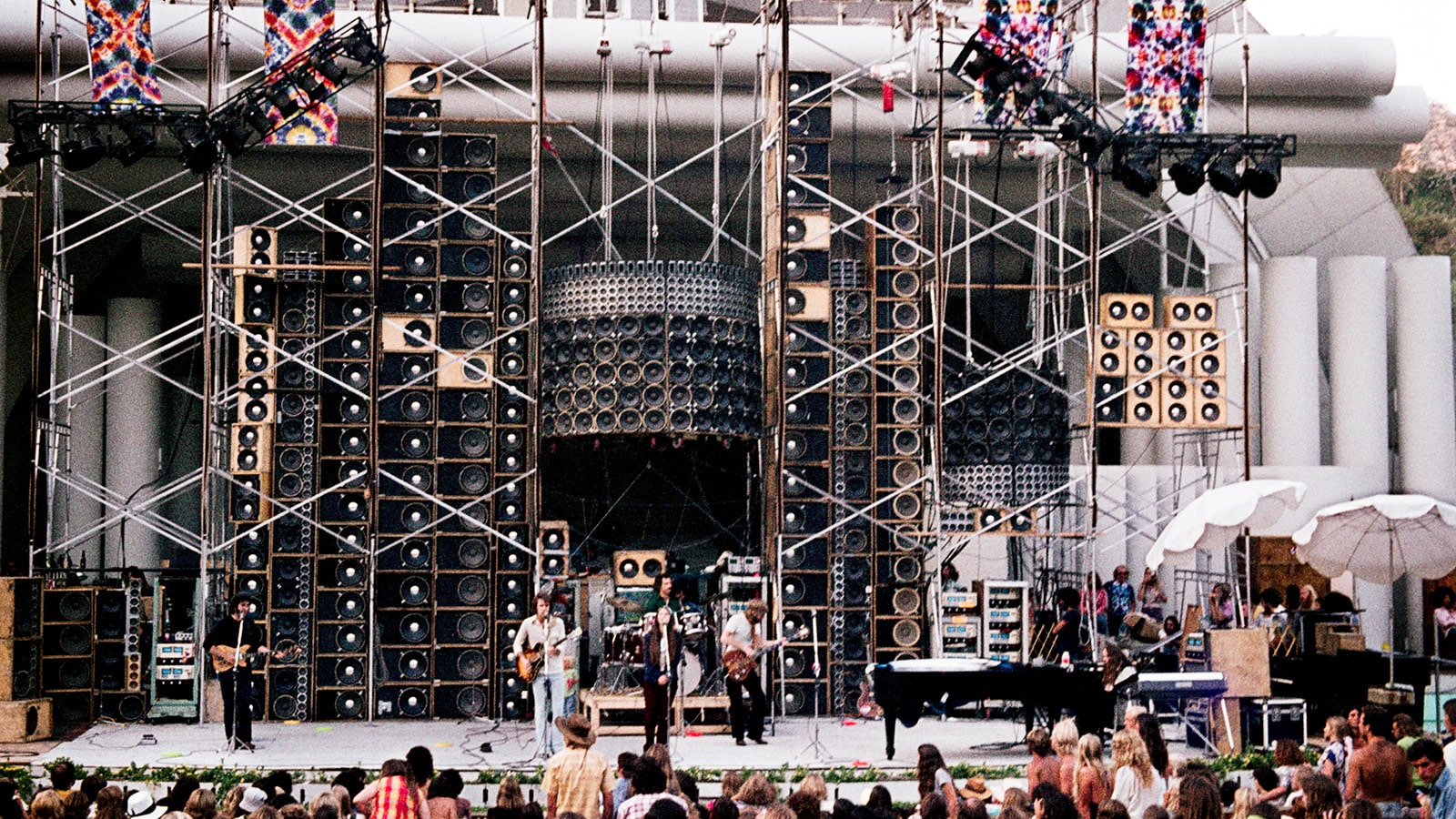 The Grateful Dead’s famed Wall of Sound. July 21, 1974 at the Hollywood Bowl.