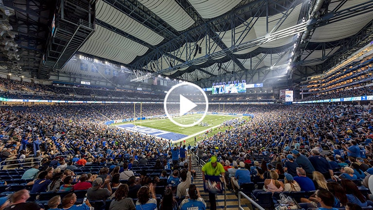 Detroit Lions Roar at Ford Field with Meyer Sound’s LEO Family
