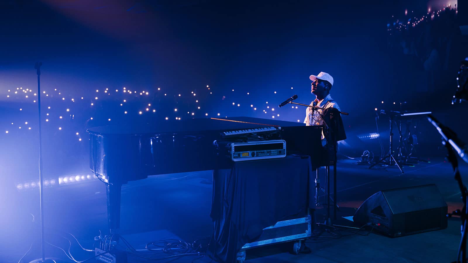 Jon Batiste performing at Montreux Jazz Festival Miami