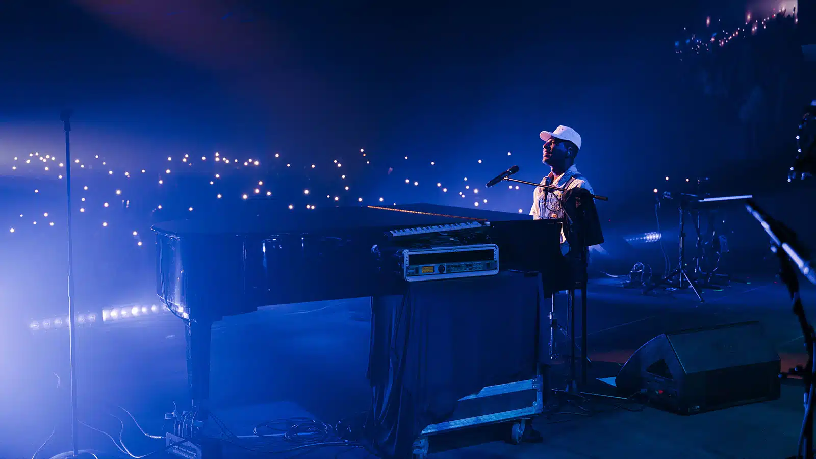 Jon Batiste performing at Montreux Jazz Festival Miami