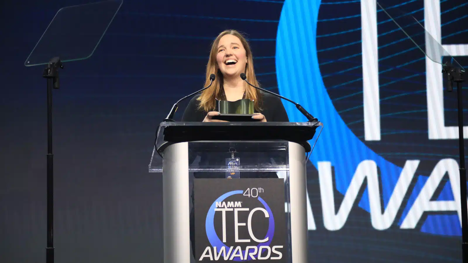 Katharine Murphy Khulusi at the 2025 NAMM TEC Awards