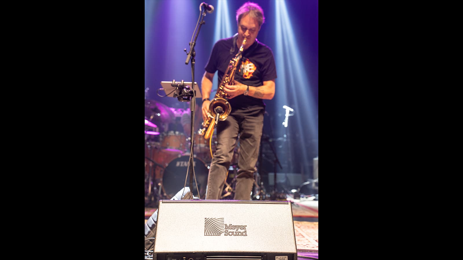Skerik performing with Lespecial and Mike Dillon at Daze Between New Orleans 2025