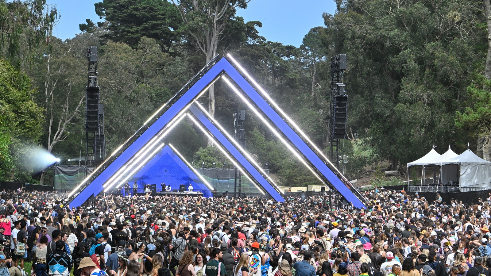 Outside Lands Music Festival in Golden Gate Park, San Francisco, CA