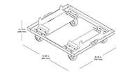 MCF-T2 CASTER FRAME